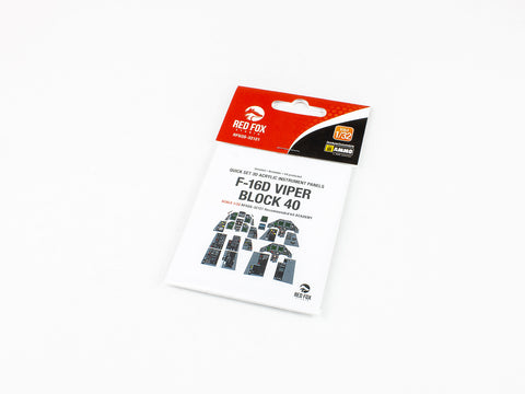 Red Fox Stadio RFSQS-32121 1/32 F-16D Block 40 Viper (For Academy)