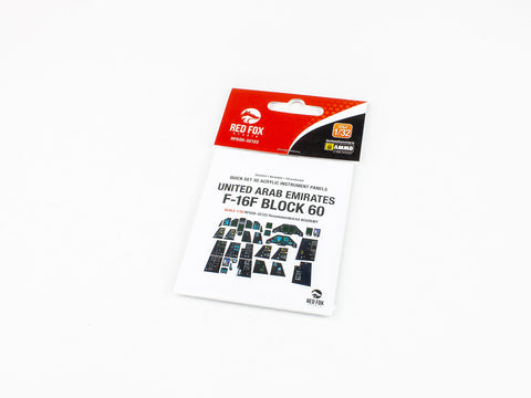 Red Fox Stadio RFSQS-32122 1/32 F-16F Block 60 Fighting Falcon (For Academy)