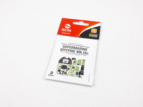 Red Fox Stadio RFSQS-32156 1/32 Spitfire Mk.IXc Updated (For Revell)