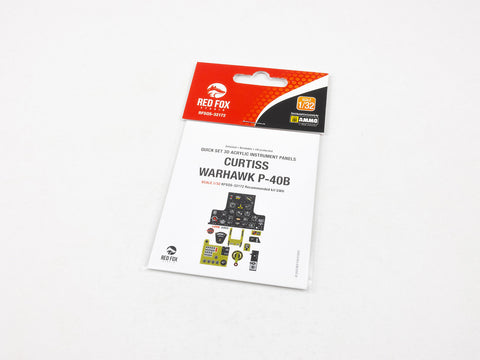 Red Fox Stadio RFSQS-32172 1/32 P-40B Warhawk (For GWH)