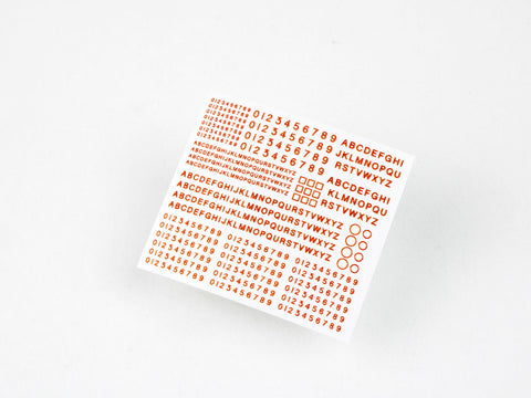 Red Fox Stadio RFSQS-35016 1/35 Numbers & Letters for British AFV's Vol.01 (For Universal)