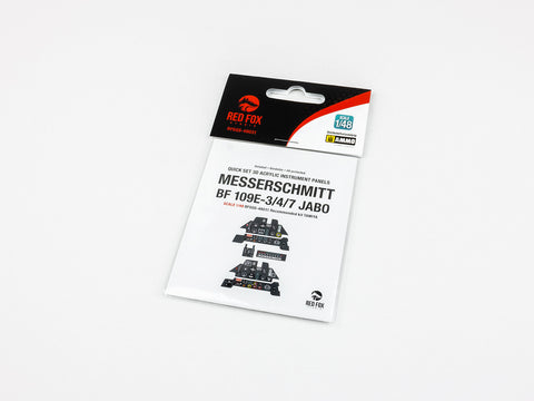 Red Fox Stadio RFSQS-48031 1/48 Messerschmitt Bf 109E-3/4/7 JABO