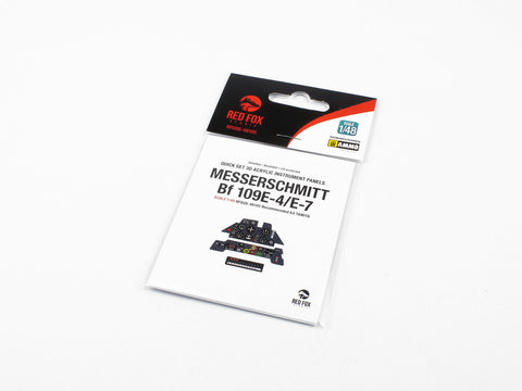 Red Fox Stadio RFSQS-48105 1/48 Messerschmitt Bf 109E-4/7