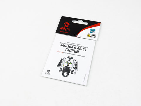 Red Fox Stadio RFSQS-48187 1/48 Jas-39A Gripen (For Early version)