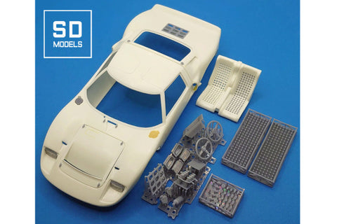 SD Models SD-F01 1/24 Ford GT40 Mk.1 additional parts for Fujimi