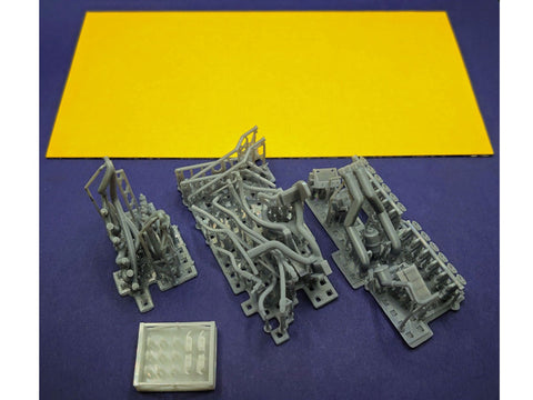 SD Models SD-J02+1 1/24 Jaguar XJR-9 LM engine additional parts 【with masking tape】 for Tamiya