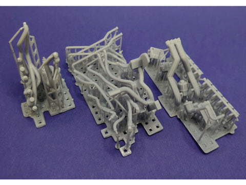 SD Models SD-J02 1/24 Jaguar XJR-9 LM engine additional parts for Tamiya