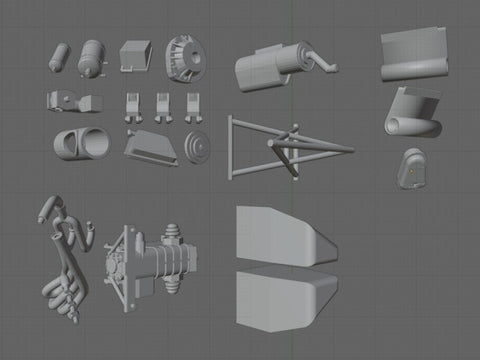 SD Models SD-L01 1/24 Lancia Rally 037 additional parts for Hasegawa