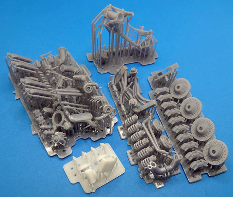 SD Models SD-P01+1 1/24 Porsche 956 【LM83 Works Engine】 additional parts for Tamiya