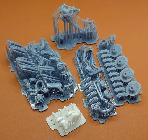 SD Models SD-P02+1 1/24 Porsche 956 【Private Engine】 additional parts for Tamiya
