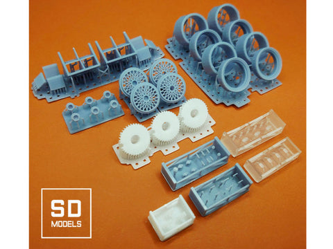 SD Models SD-P02 1/24 Porsche 956 Private specification additional parts for Tamiya