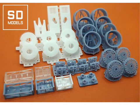 SD Models SD-P04 1/24 Porsche 962C Private specification additional parts for Hasegawa
