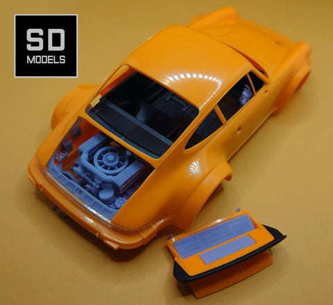 SD Models SD-P05+1 1/24 Porsche 934 【Tamiya pre-assembled engine】 additional parts for Tamiya