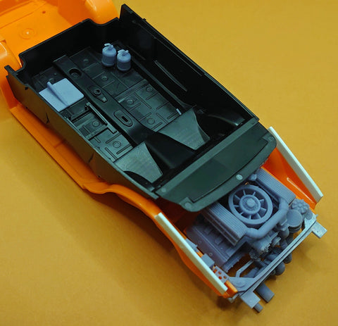 SD Models SD-P05+1 1/24 Porsche 934 【Tamiya pre-assembled engine】 additional parts for Tamiya