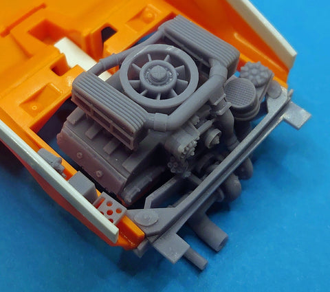 SD Models SD-P05+1 1/24 Porsche 934 【Tamiya pre-assembled engine】 additional parts for Tamiya