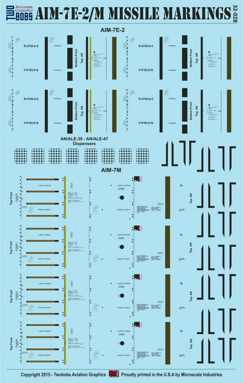 Two Bobs 32-028 1/32 US AIM-7 air-to-air missile
