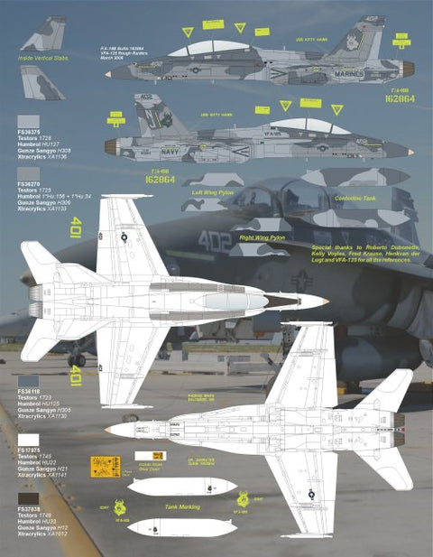 Two Bobs 32-059 1/32 F/A-18B Casper and His Bandit Ghost