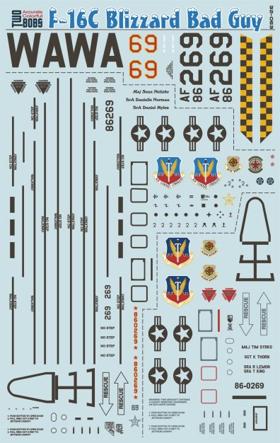 Two Bobs 32-063 1/32 Blizzard Bad Guy F-16C