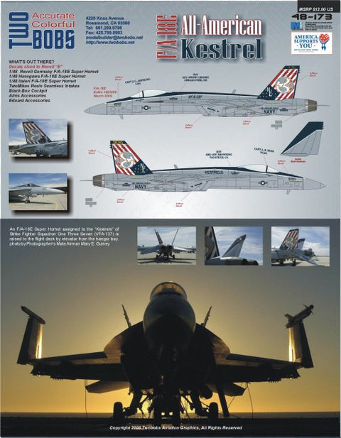 Two Bobs 48-173 1/48 F/A-18E All American Kestrels