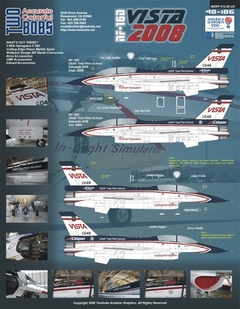 Two Bobs 48-186 1/48 Vista 2008 NF-16