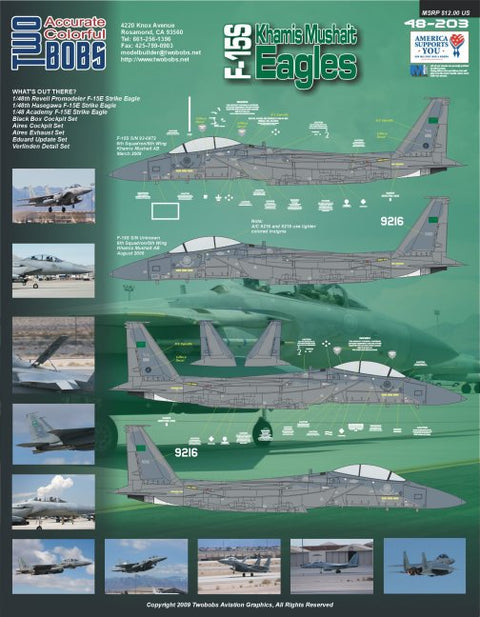 Two Bobs 48-203 1/48 Hamis Mushait Eagles F-15S Eagle