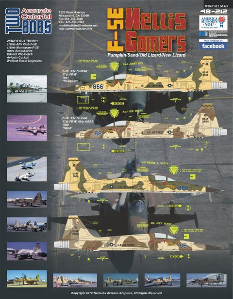 Two Bobs 48-212 1/48 Nails Gomaz Part 2 F-5E