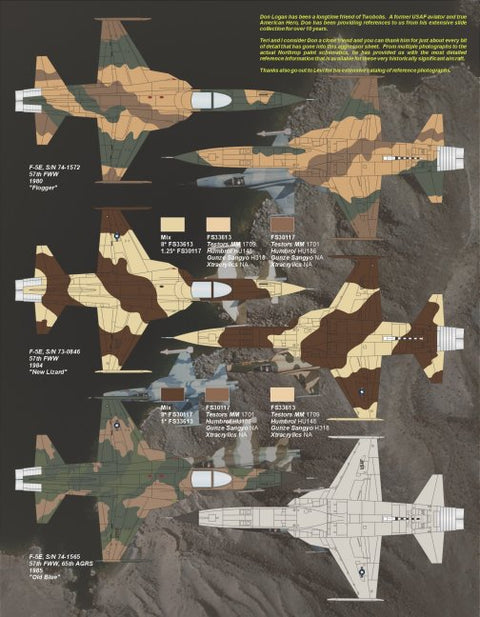 Two Bobs 48-213 1/48 Nails Gomaz Part 3 F-5E