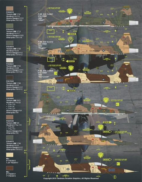 Two Bobs 48-213 1/48 Nails Gomaz Part 3 F-5E