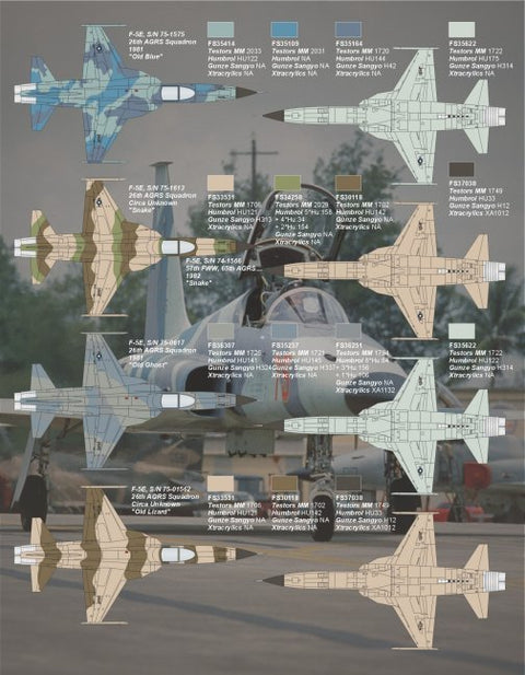 Two Bobs 48-215 1/48 Pacific Air Forces Gommers Part 1 F-5E