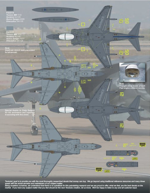 Two Bobs 48-222 1/48 Yuma Nightmare AV-8B Harrier 2