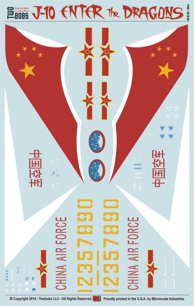 Two Bobs 48-233 1/48 J-10A Vigorous Dragon Enter the Dragon