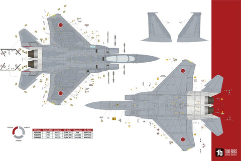 Two Bobs 48-266 1/48 Japan Air Self-Defense Force F-15J Eagle 201st Squadron, commemorating the 60th anniversary of Chitose Air Base.