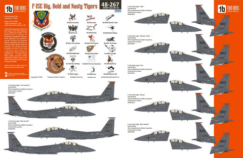 Two Bobs 48-267 1/48 McDonnell Douglas F-15E Strike Eagle