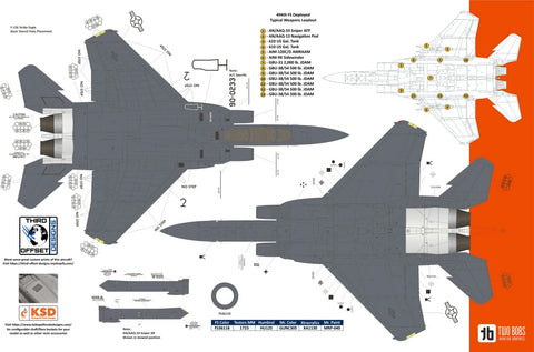 Two Bobs 48-267 1/48 McDonnell Douglas F-15E Strike Eagle