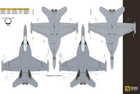 Two Bobs 48-278 1/48 EA-18G Rocks and Yellow Jackets