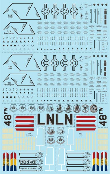 Two Bobs 48-286 1/48 F-15E Black Panther Drone Killer