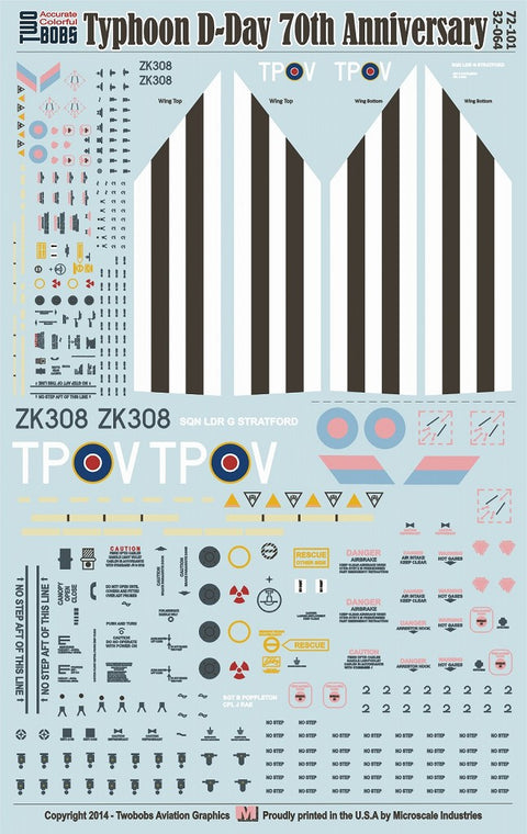 Two Bobs 72-101/32-064 1/32,1/72 D-Day 70th Anniversary Typhoon