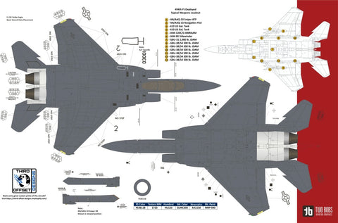 Two Bobs 72-109 1/72 F-15E Strike Eagle Maximum Effort Eagles
