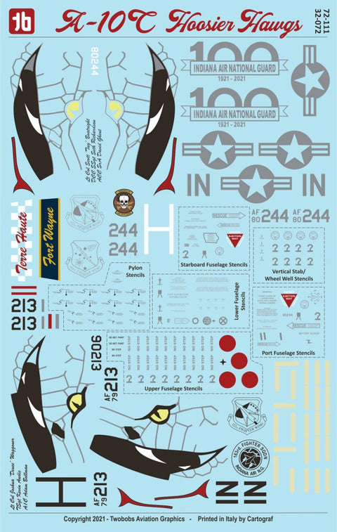 Two Bobs 72-111/32-072 1/32・1/72 A-10C Hoosier Hogues