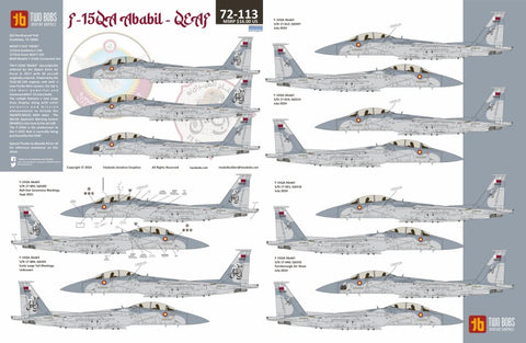 Two Bobs 72-113 1/72 F-15QA Ababil QEAF