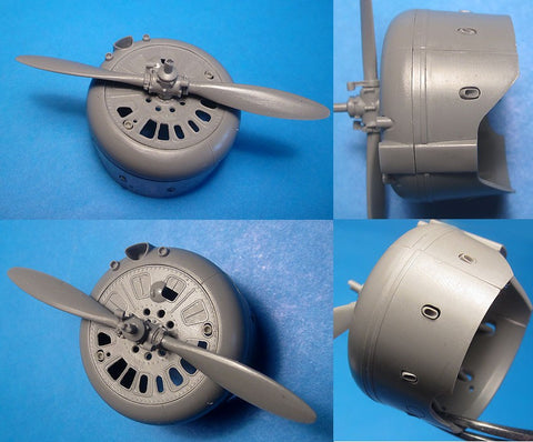 Vector VDS48101 1/48 I-153 #1 Cowl, Prop & Exhaust Pipes