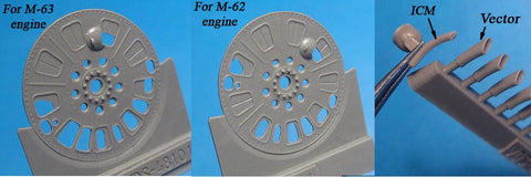Vector VDS48101 1/48 I-153 #1 Cowl, Prop & Exhaust Pipes