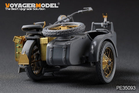 Voyager Model PE35093 1/35 WWII German R-12 Motorcycle Photo-Etched Set (for Zvezda 3607)