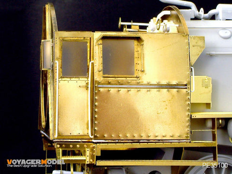 Voyager Model PE35100 1/35 WWII German BR 52 Locomotive Driver's Cab Photo-Etched Set (for Trumpeter 00210)