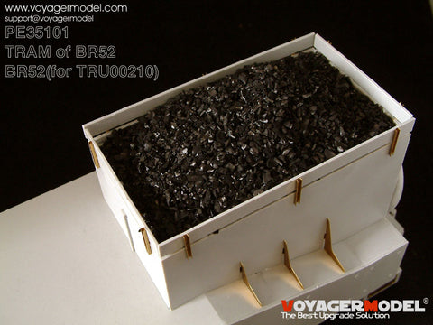 Voyager Model PE350101 1/35 WWII German BR 52 Locomotive: Etched Parts Set for Coal Tender (for Trumpeter 00210)