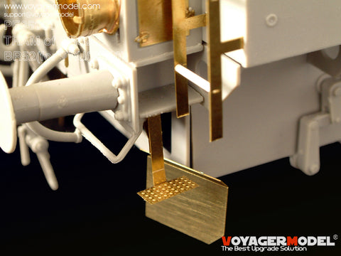 Voyager Model PE350101 1/35 WWII German BR 52 Locomotive: Etched Parts Set for Coal Tender (for Trumpeter 00210)