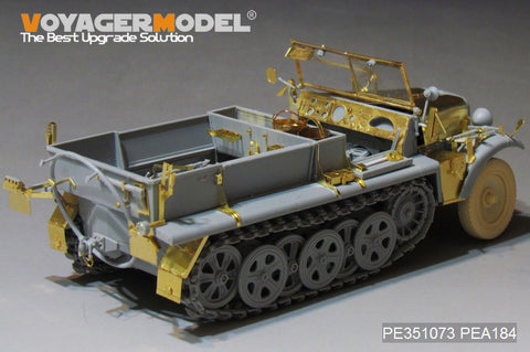 Voyager Model PE351073 1/35 WWII German Army Sd.Kfz.10 Ausf. B Half-track Early Production (for Dragon 6731)
