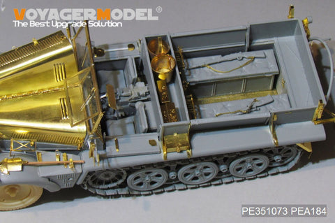 Voyager Model PE351073 1/35 WWII German Army Sd.Kfz.10 Ausf. B Half-track Early Production (for Dragon 6731)