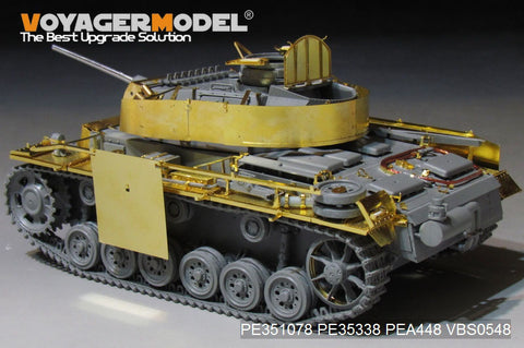 Voyager Model PE351078A 1/35 WWII German Army Panzer III Ausf. M Basic Set (No Gun Barrel) (for Takom 8002)