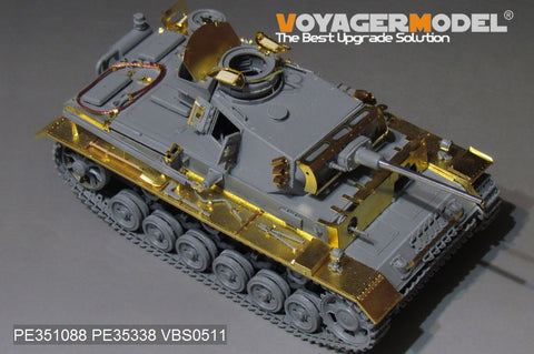 Voyager Model PE351088 1/35 WWII German Army Panzer III Ausf. M Basic Set (for Dragon 6604/6605/6658/6776/9015/9017)